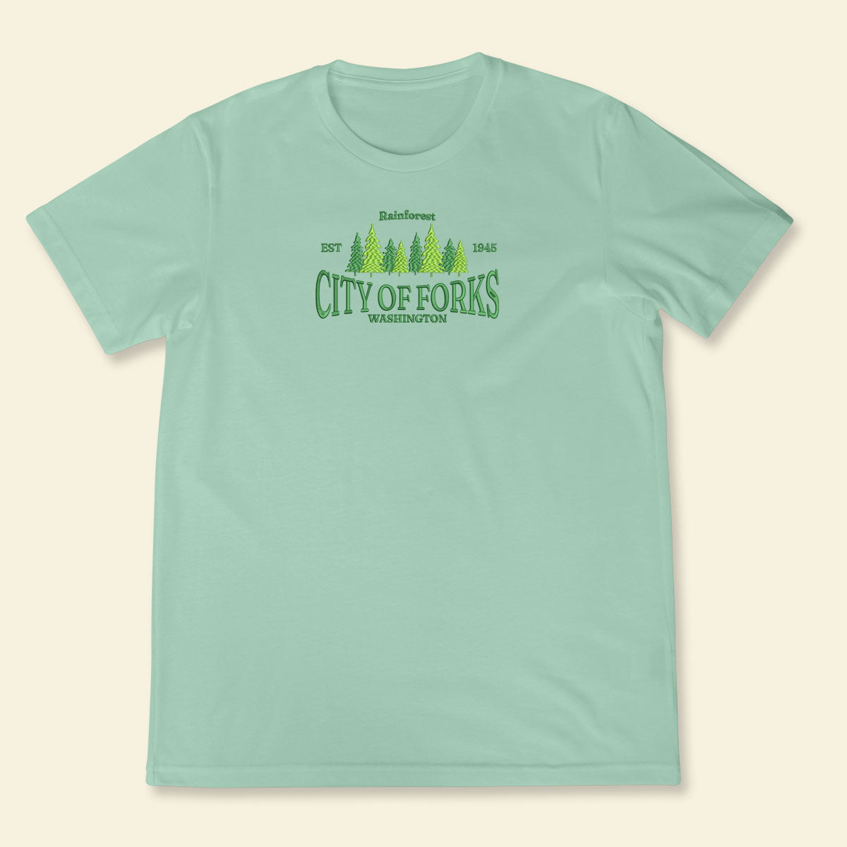 Embroidery Washington City Of Forks T-shirt, Embroidered City State Tee 1688550069877.jpg