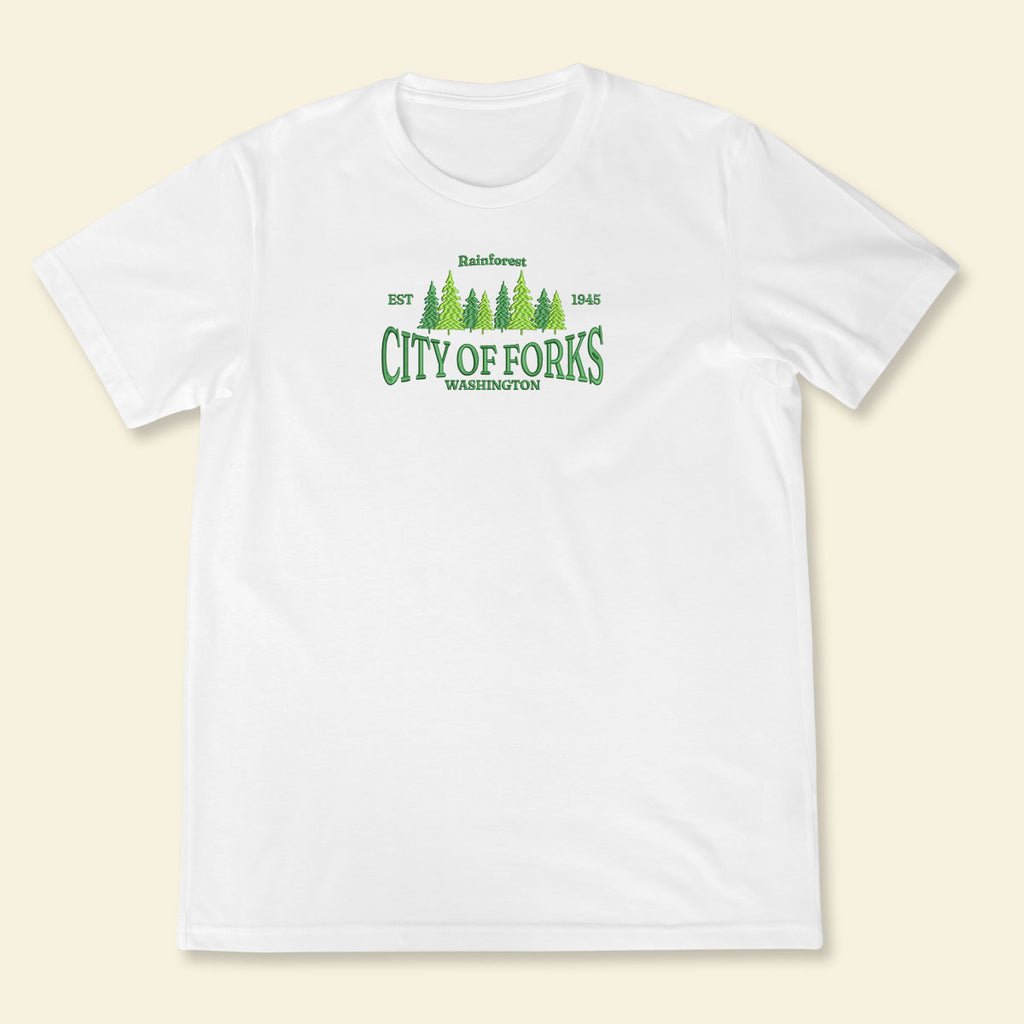Embroidery Washington City Of Forks T-shirt, Embroidered City State Tee 1688550069929.jpg