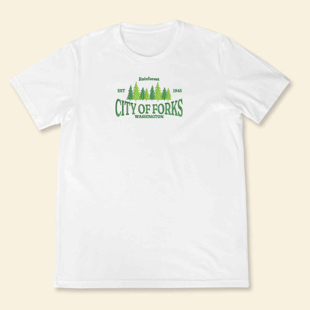 Embroidery Washington City Of Forks T-shirt, Embroidered City State Tee 1688550069929.jpg