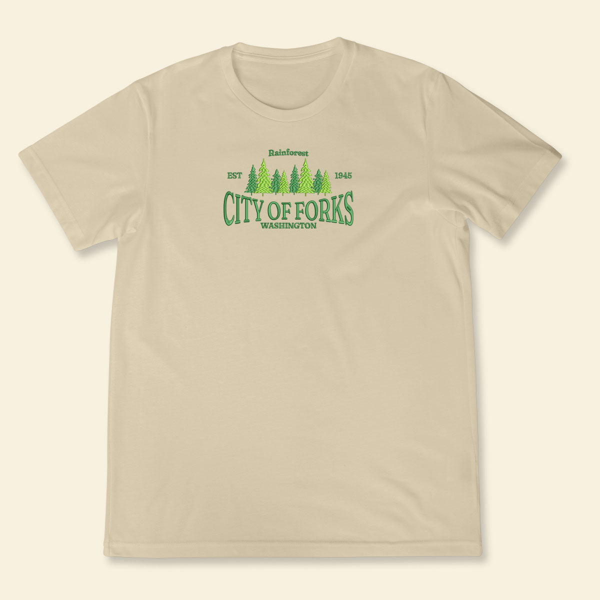 Embroidery Washington City Of Forks T-shirt, Embroidered City State Tee 1688550069934.jpg
