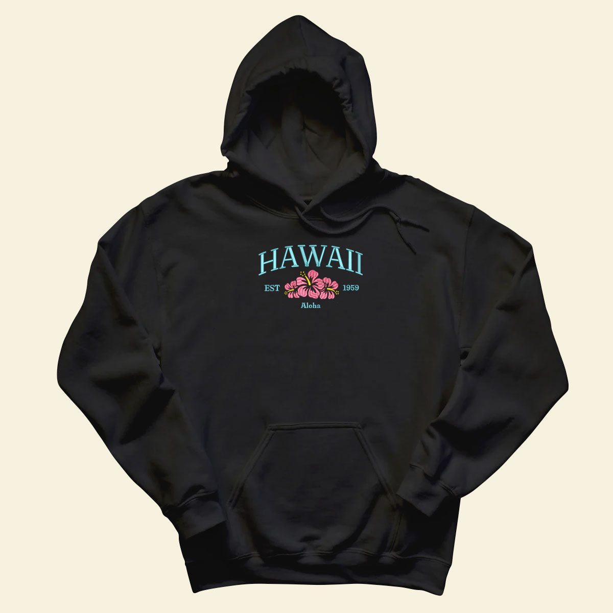 Embroidery Hawaii Aloha T-shirt, Embroidered City State Tee 1688550620478.jpg