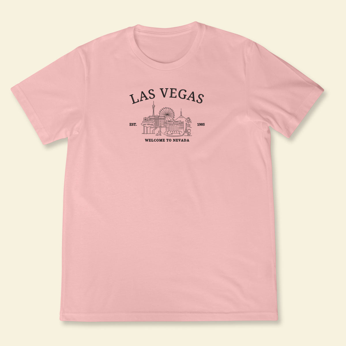 Embroidery Las Vegas Welcome To Nevada T-shirt, Embroidered City State Tee 1688550995453.jpg