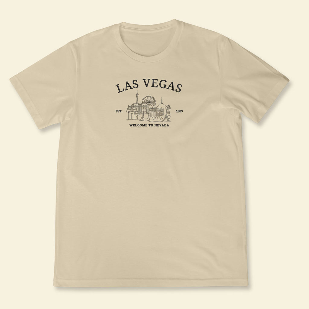 Embroidery Las Vegas Welcome To Nevada T-shirt, Embroidered City State Tee 1688550995531.jpg