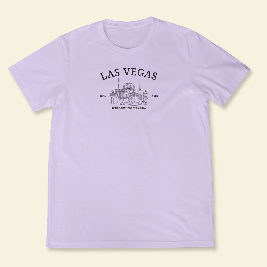 Embroidery Las Vegas Welcome To Nevada T-shirt, Embroidered City State Tee 1688550995548.jpg