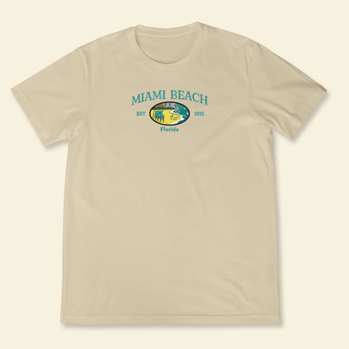 Embroidery Miami Beach Florida T-shirt, Embroidered City State Tee 1688612850913.jpg