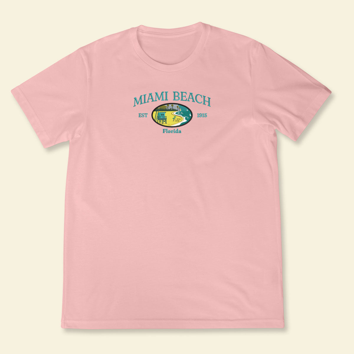 Embroidery Miami Beach Florida T-shirt, Embroidered City State Tee 1688612851284.jpg