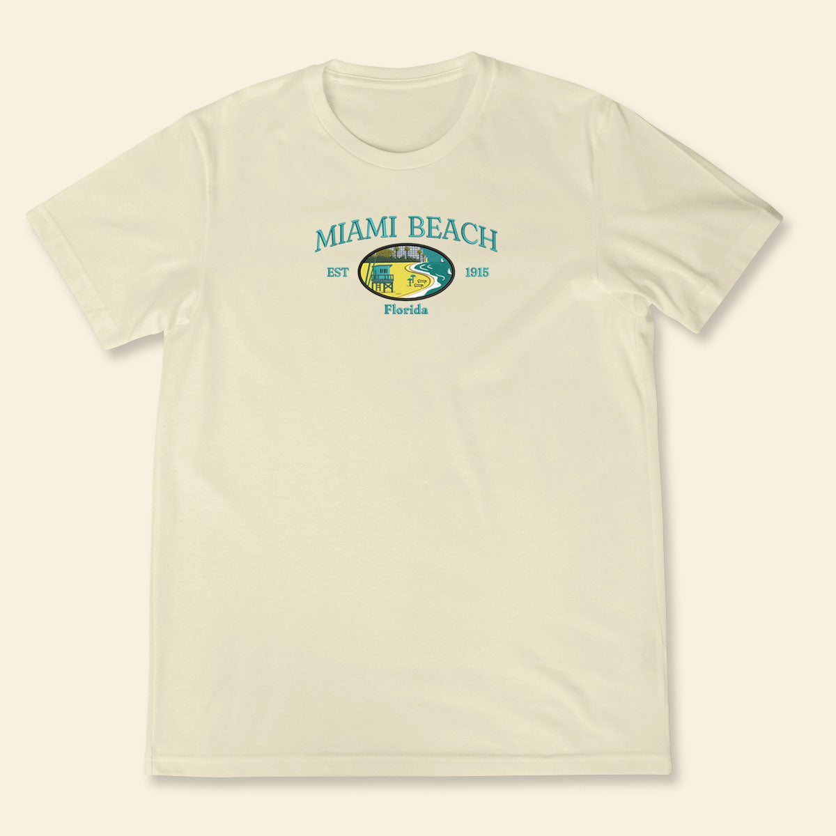 Embroidery Miami Beach Florida T-shirt, Embroidered City State Tee 1688612851850.jpg