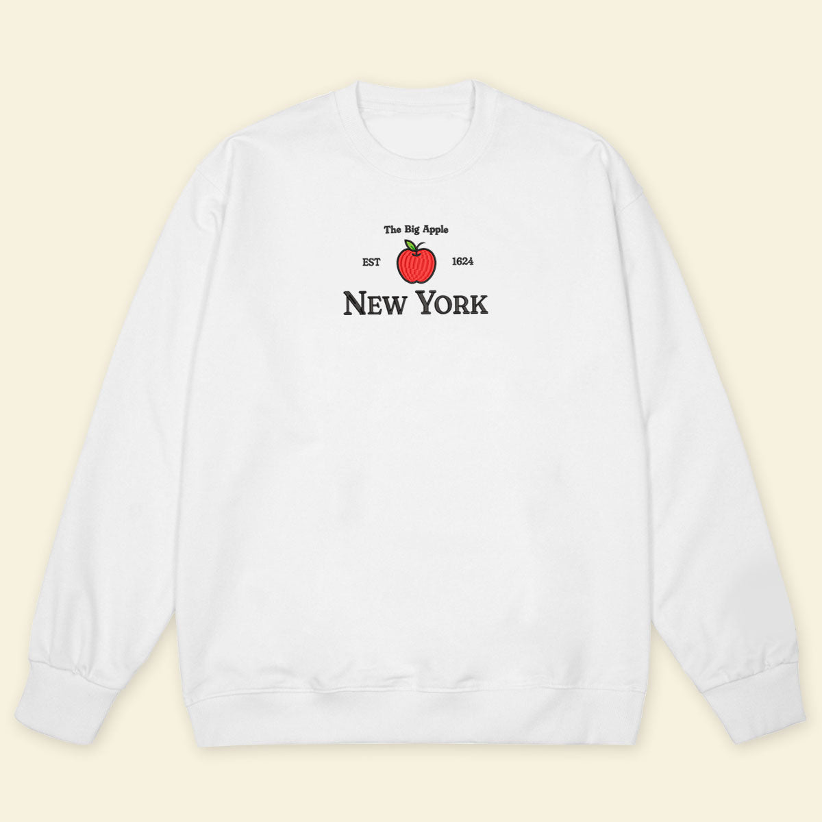 Embroidery New York The Big Apple T-shirt, Embroidered City State Tee 1688613111360.jpg