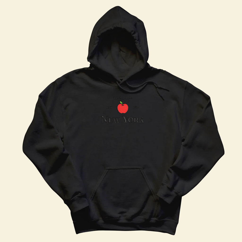 Embroidery New York The Big Apple T-shirt, Embroidered City State Tee 1688613111525.jpg