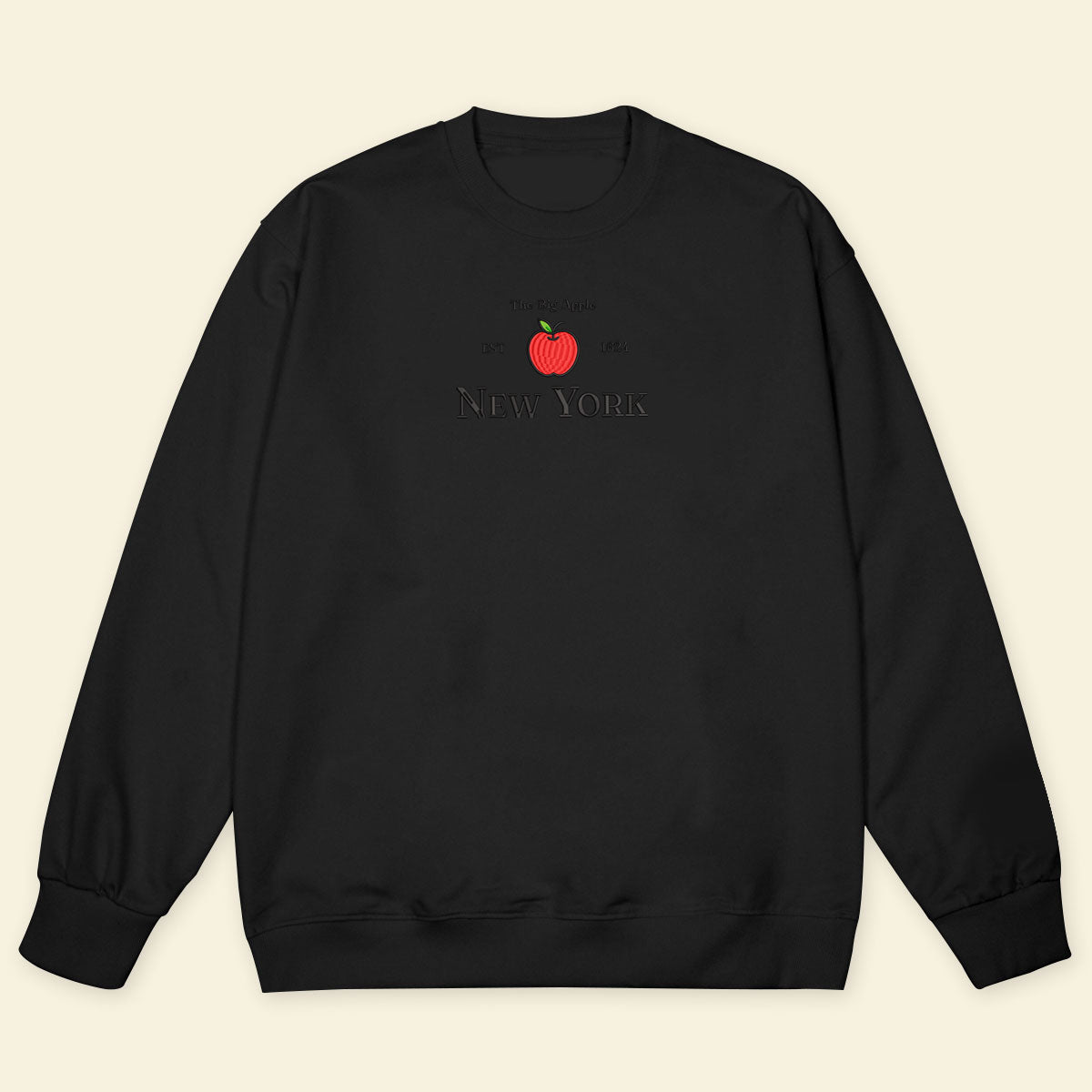 Embroidery New York The Big Apple T-shirt, Embroidered City State Tee 1688613111530.jpg