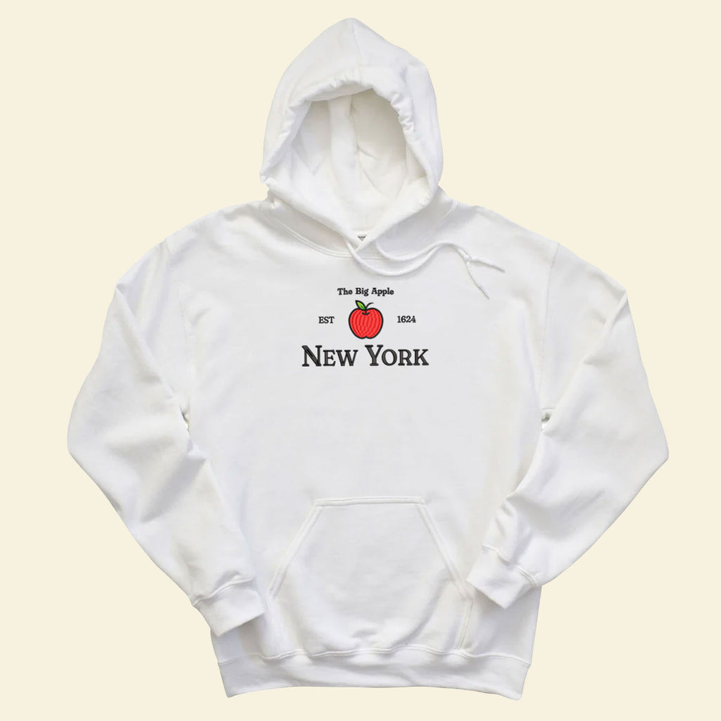 Embroidery New York The Big Apple T-shirt, Embroidered City State Tee 1688613111532.jpg