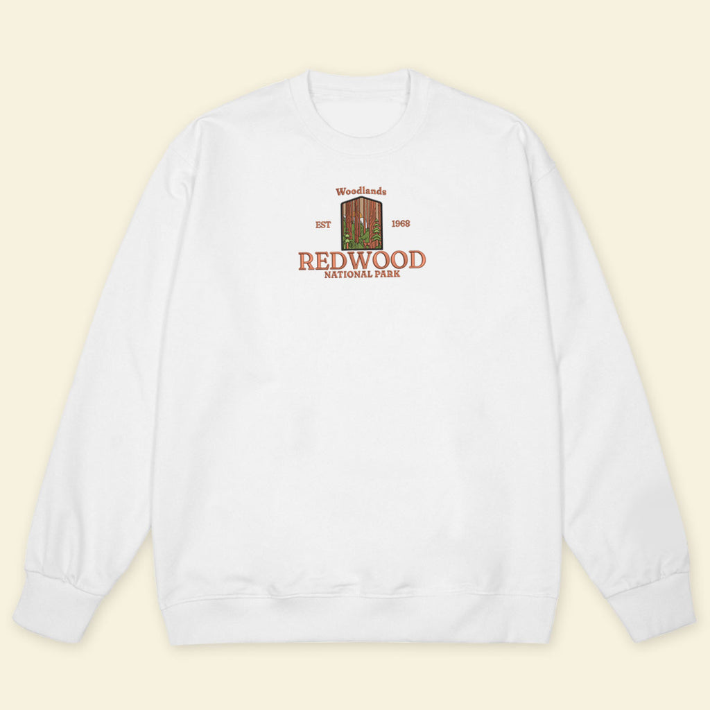 Embroidery Redwood National Park Woodlands T-shirt, Embroidered City State Tee 1688613251700.jpg