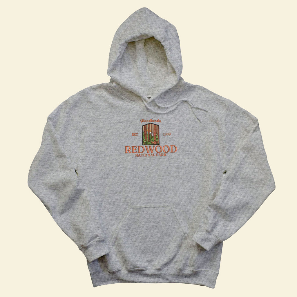 Embroidery Redwood National Park Woodlands T-shirt, Embroidered City State Tee 1688613252174.jpg