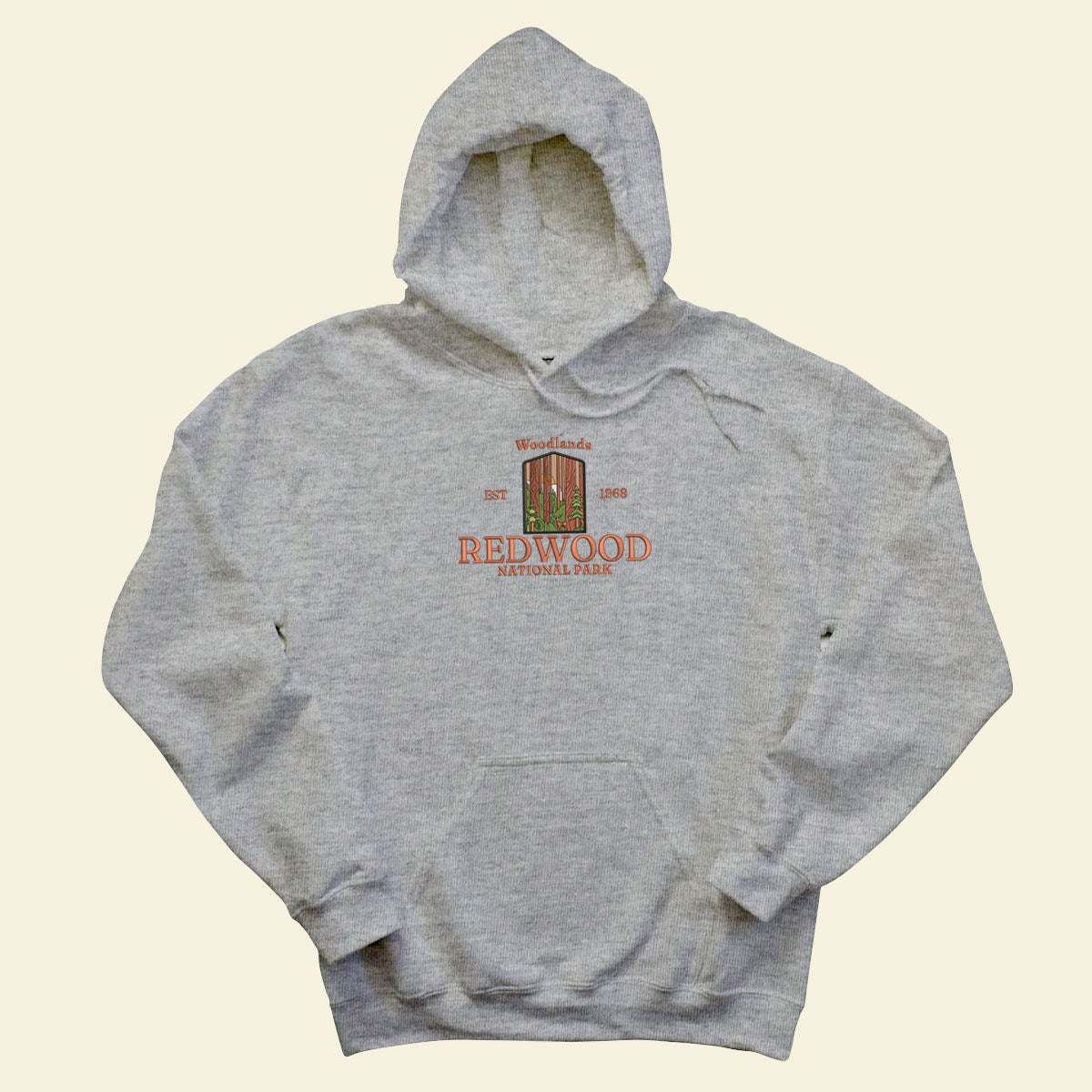 Embroidery Redwood National Park Woodlands T-shirt, Embroidered City State Tee 1688613252174.jpg
