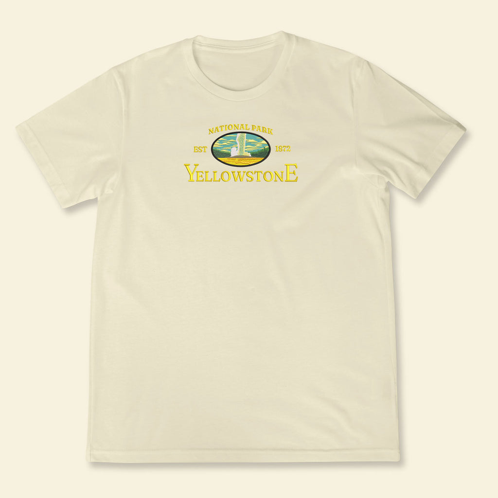 Embroidery Yellowstone National Park T-shirt, Embroidered City State Tee 1688613520426.jpg
