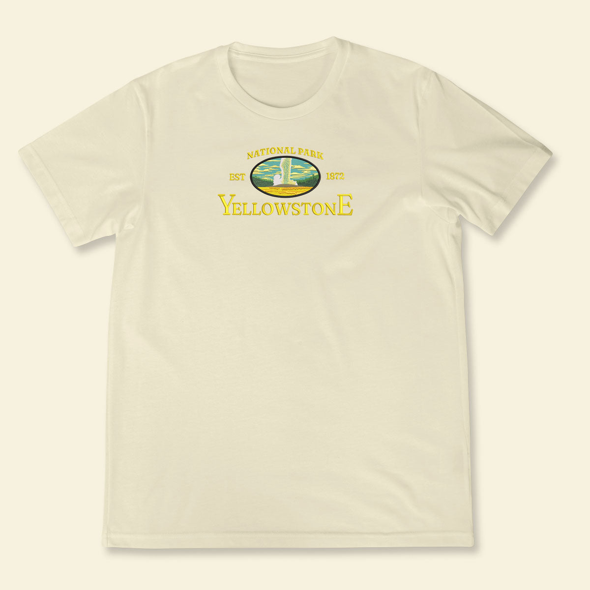Embroidery Yellowstone National Park T-shirt, Embroidered City State Tee 1688613520426.jpg