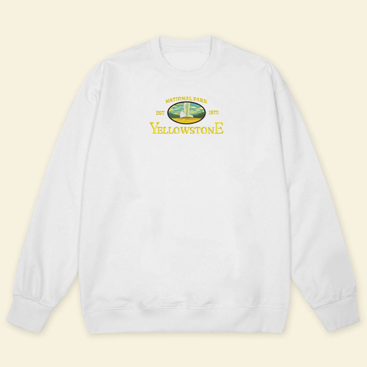 Embroidery Yellowstone National Park T-shirt, Embroidered City State Tee 1688613520692.jpg