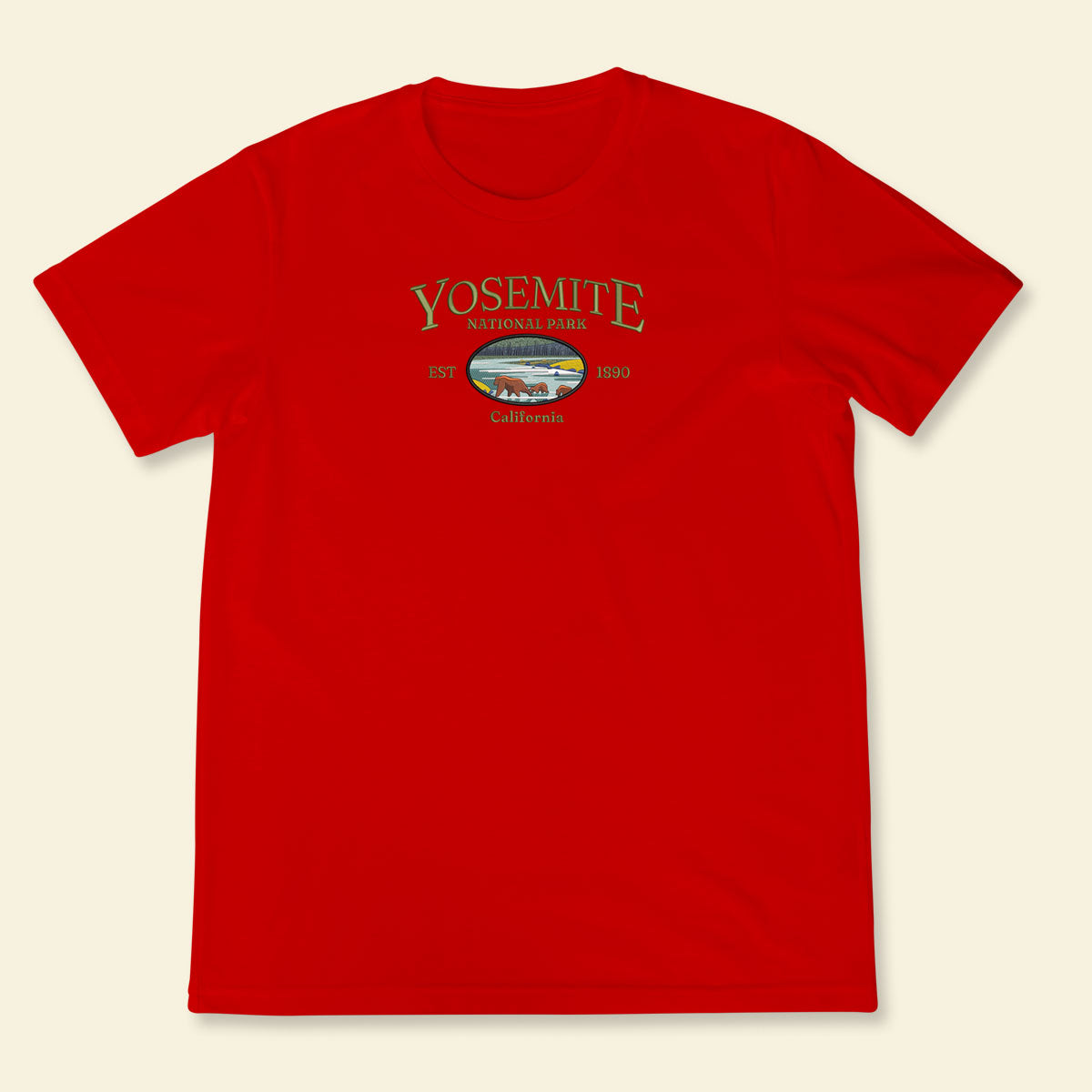 Embroidery California Yosemite National Park T-shirt, Embroidered City State Tee 1688613635111.jpg