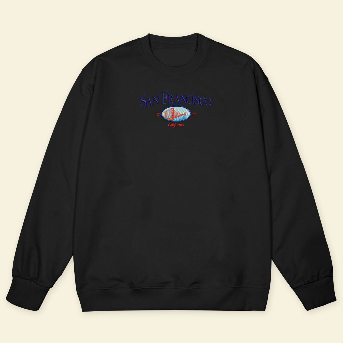 Embroidery San Francisco California T-shirt 1688630536418.jpg