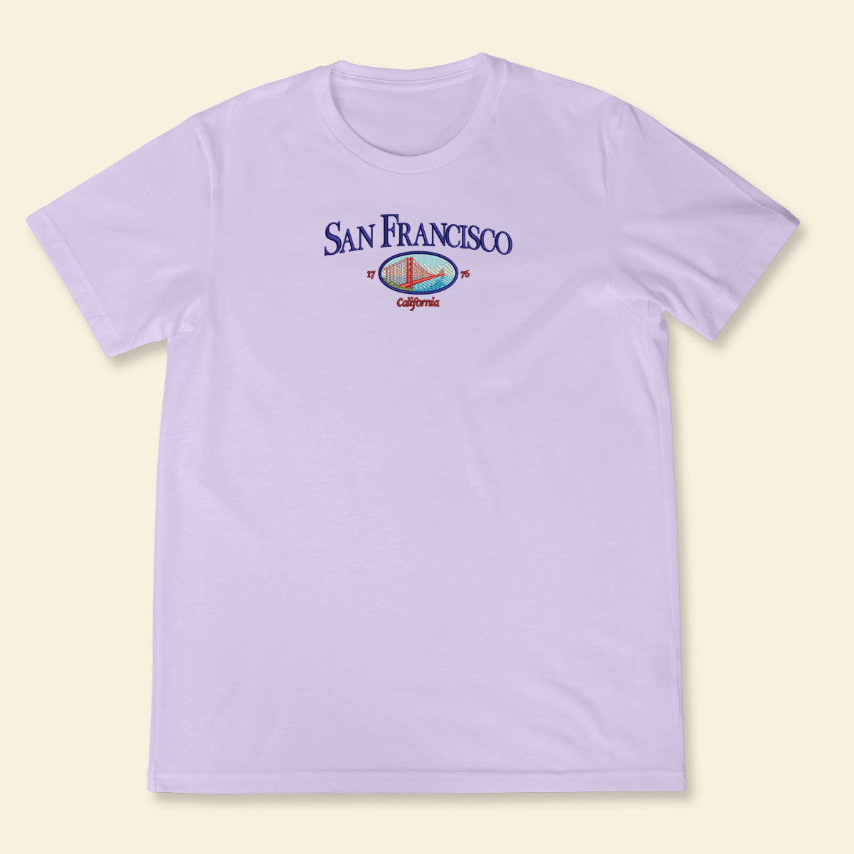 Embroidery San Francisco California T-shirt 1688630536425.jpg