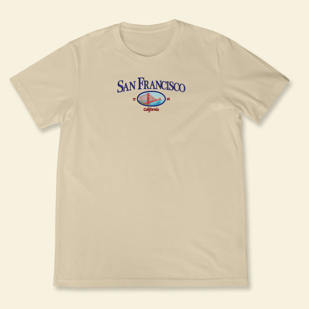 Embroidery San Francisco California T-shirt 1688630536449.jpg