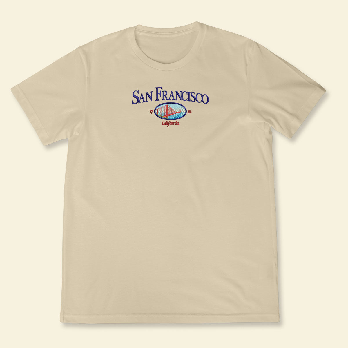 Embroidery San Francisco California T-shirt 1688630536449.jpg