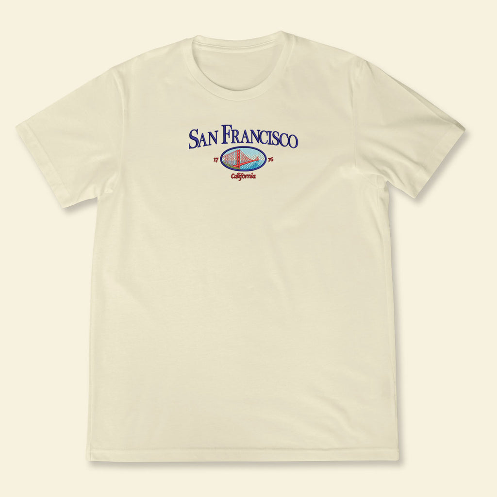 Embroidery San Francisco California T-shirt 1688630536486.jpg