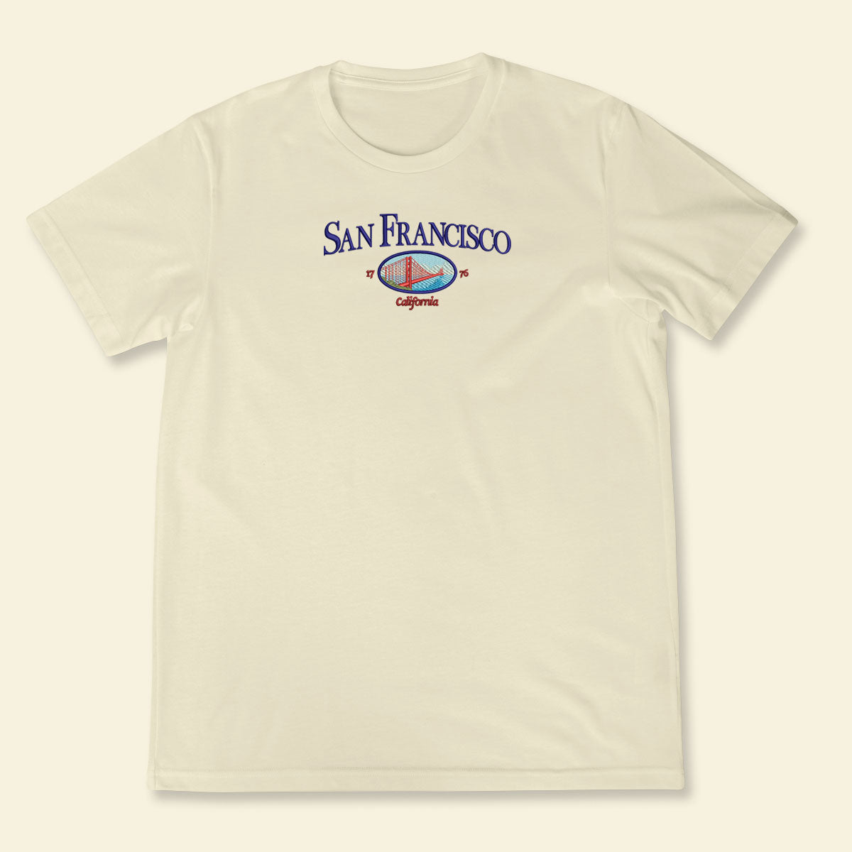 Embroidery San Francisco California T-shirt 1688630536486.jpg