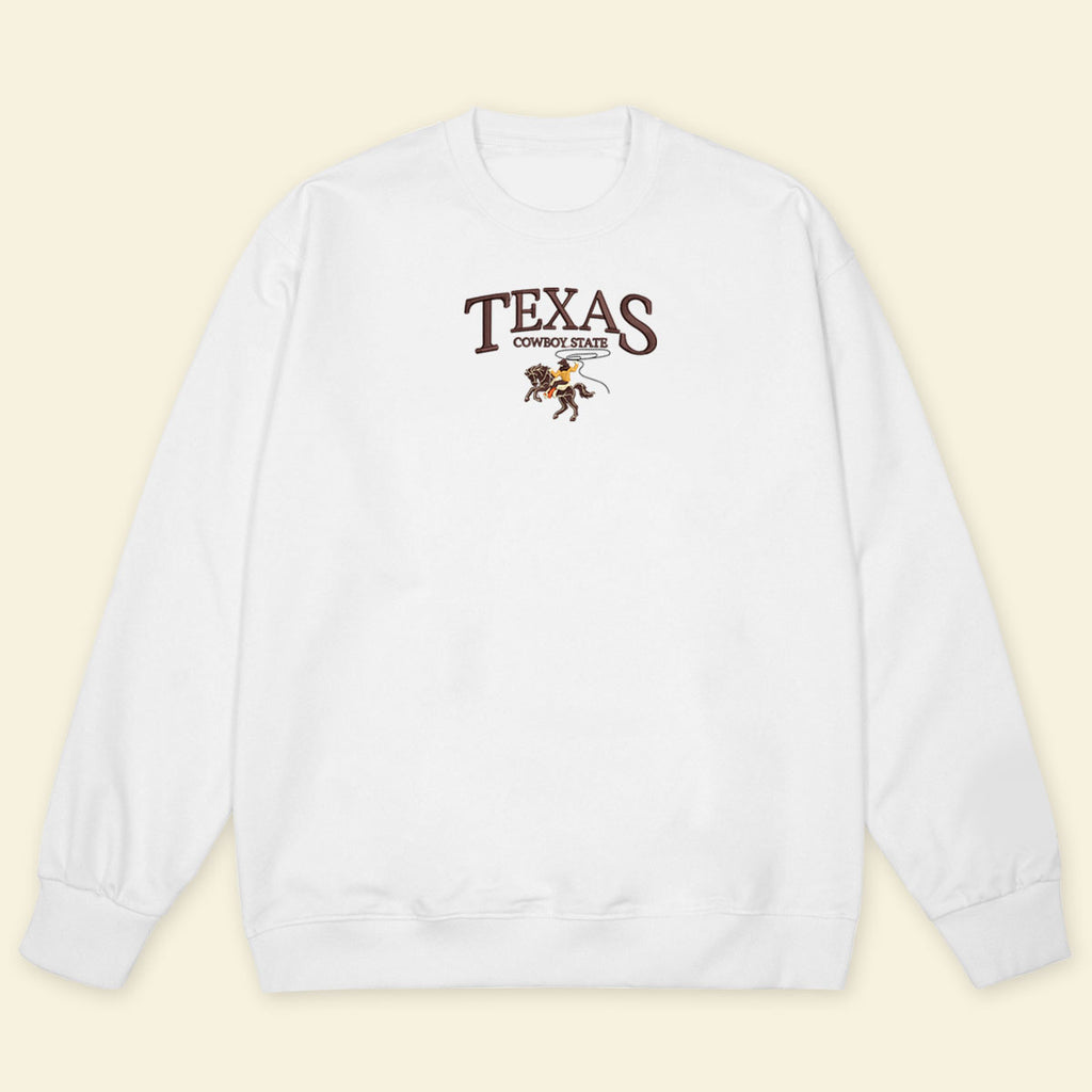Embroidery Texas Cowboy State T-shirt 1688694636465.jpg
