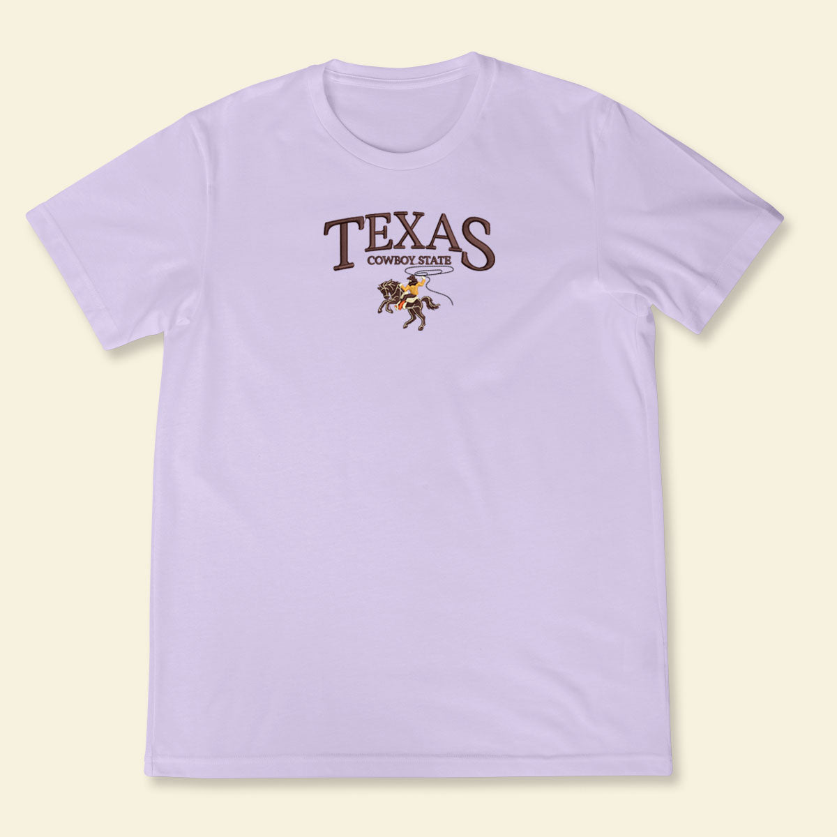 Embroidery Texas Cowboy State T-shirt 1688694636498.jpg
