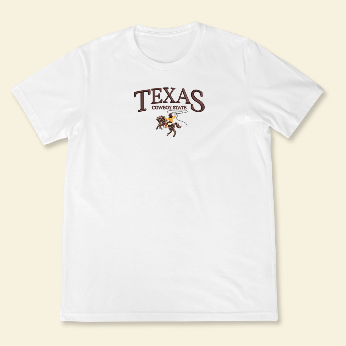Embroidery Texas Cowboy State T-shirt 1688694636546.jpg