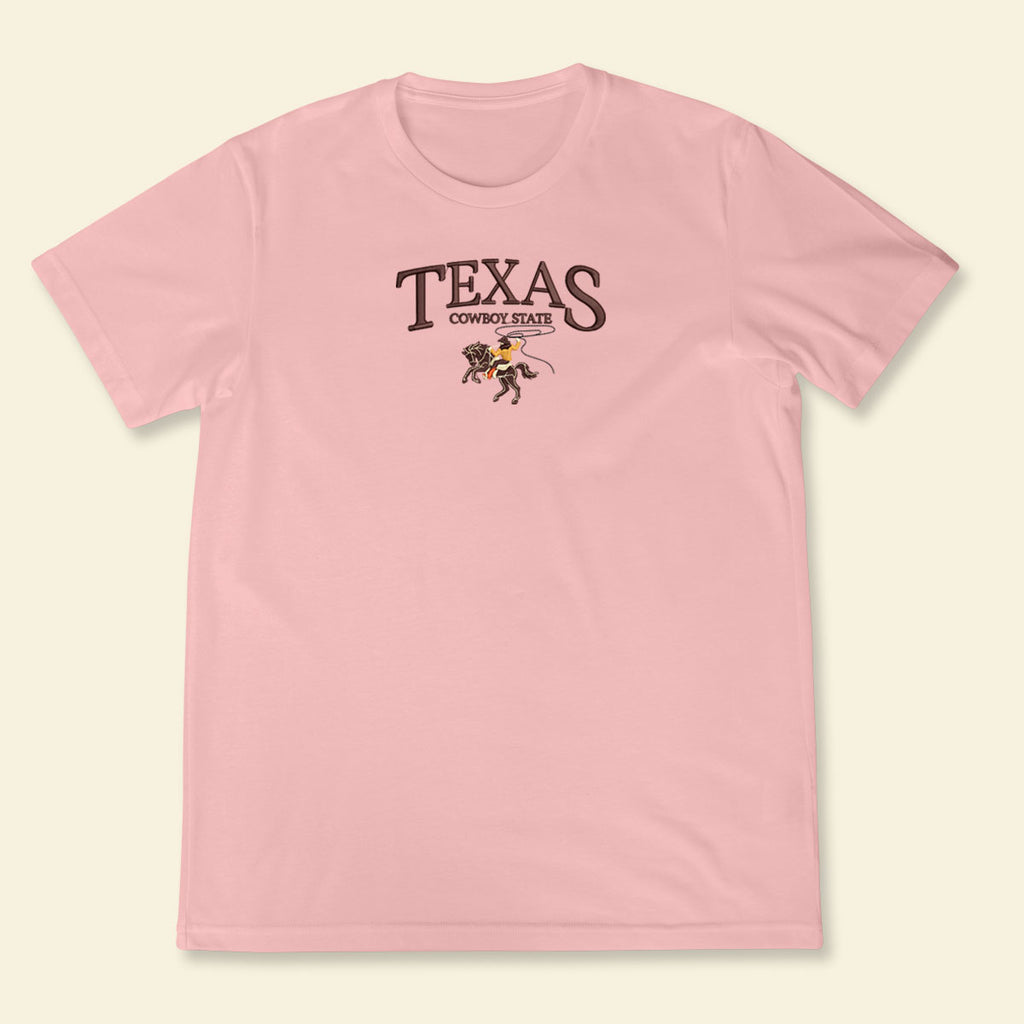 Embroidery Texas Cowboy State T-shirt 1688694636595.jpg