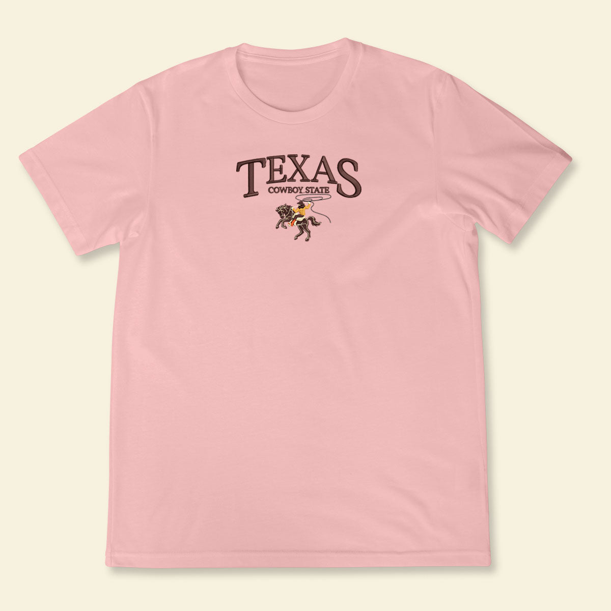 Embroidery Texas Cowboy State T-shirt 1688694636595.jpg