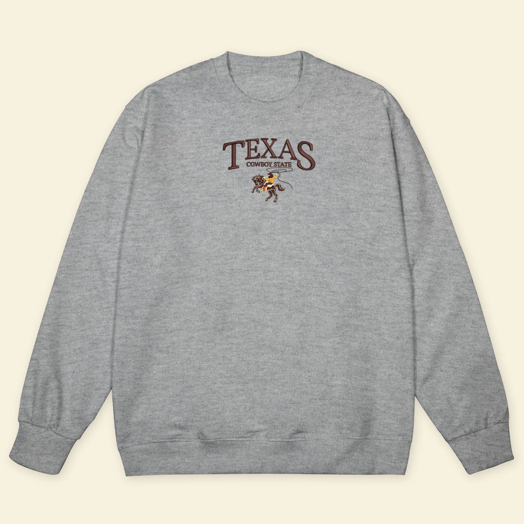 Embroidery Texas Cowboy State T-shirt 1688694636618.jpg
