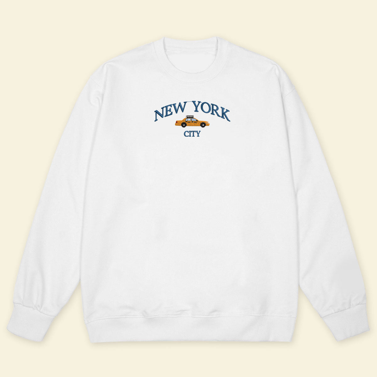 Embroidery New York City Taxi T-shirt 1688694983443.jpg