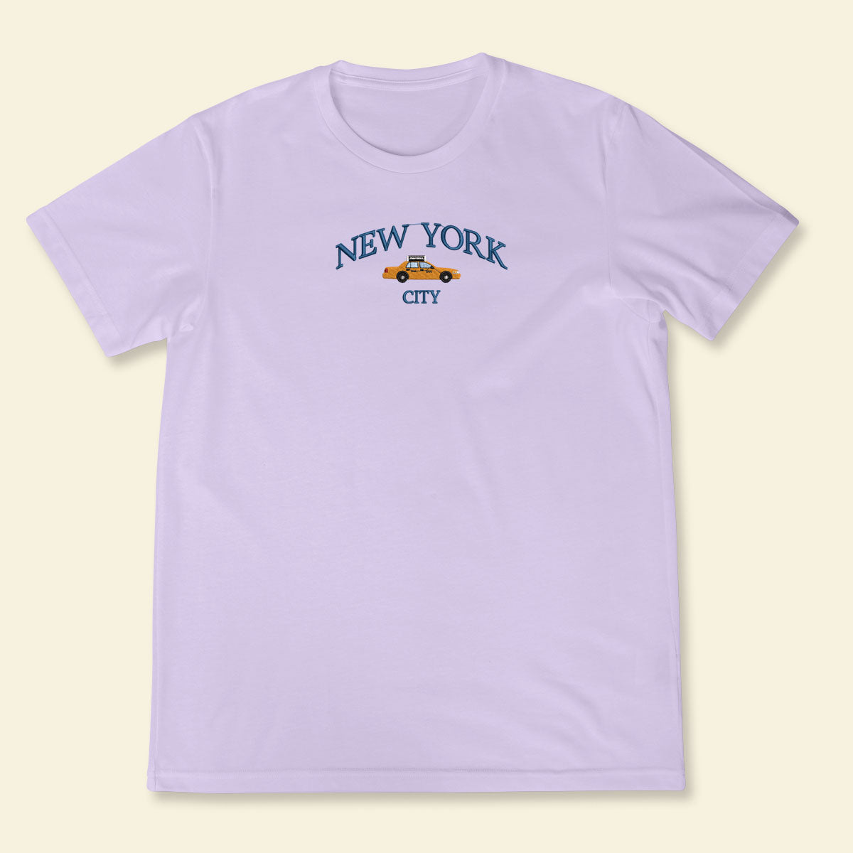 Embroidery New York City Taxi T-shirt 1688695011702.jpg