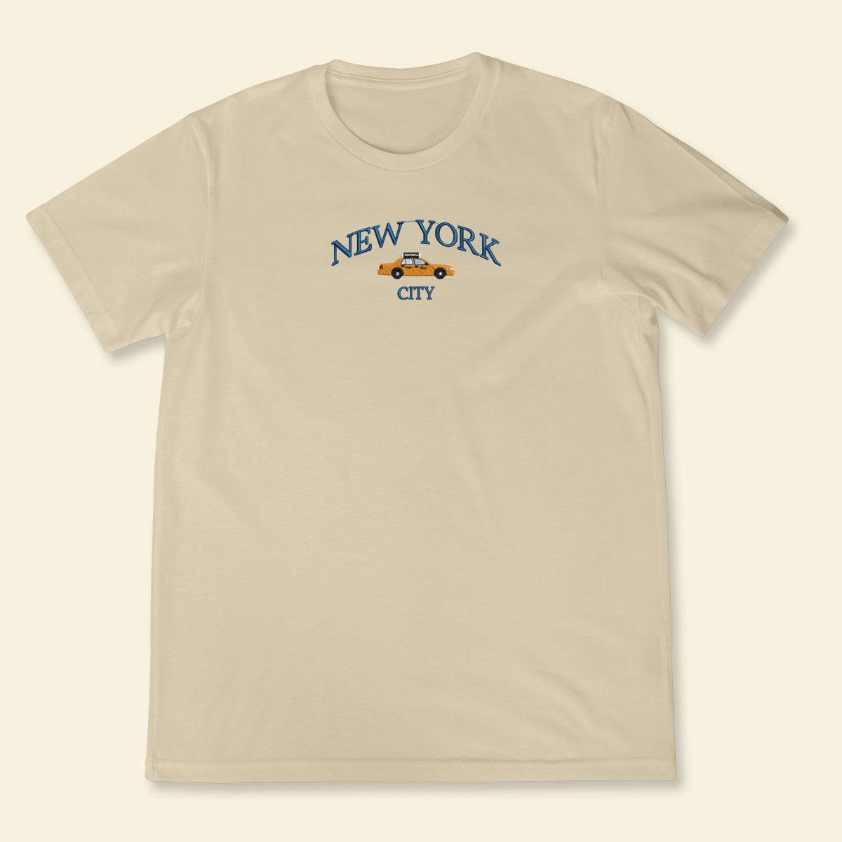 Embroidery New York City Taxi T-shirt 1688695012861.jpg