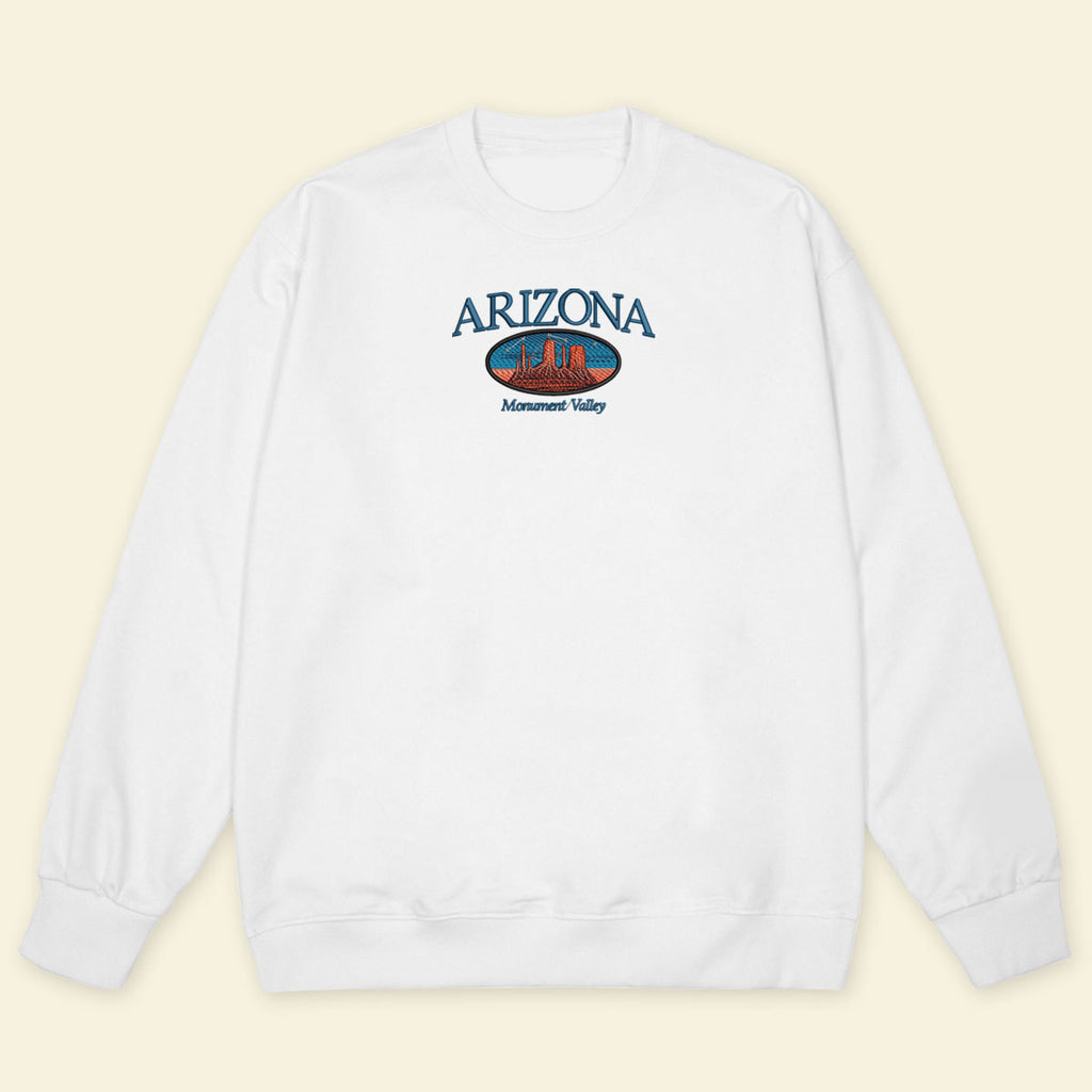 Embroidery Arizona Monument Valley T-shirt 1688695381599.jpg