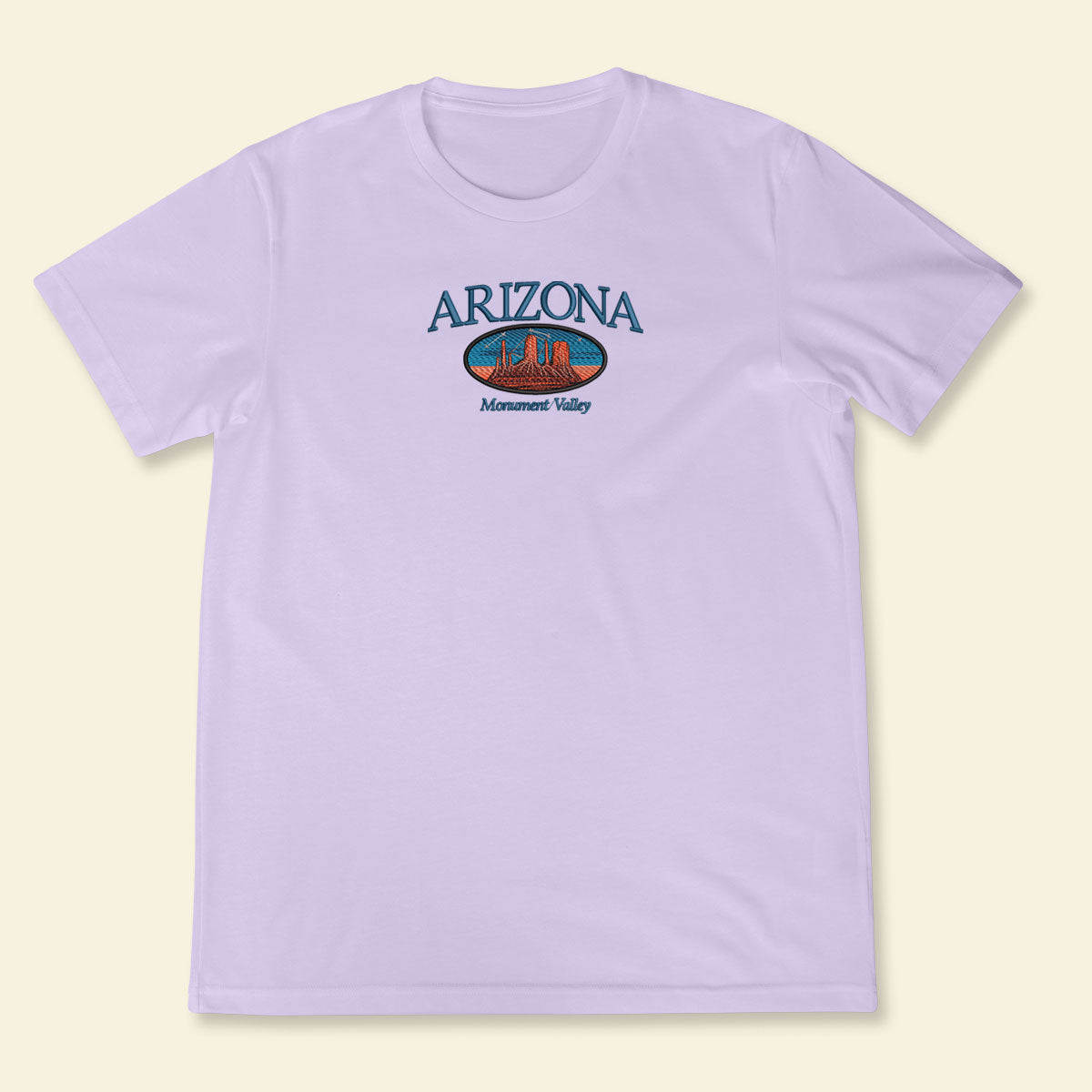Embroidery Arizona Monument Valley T-shirt 1688695382516.jpg
