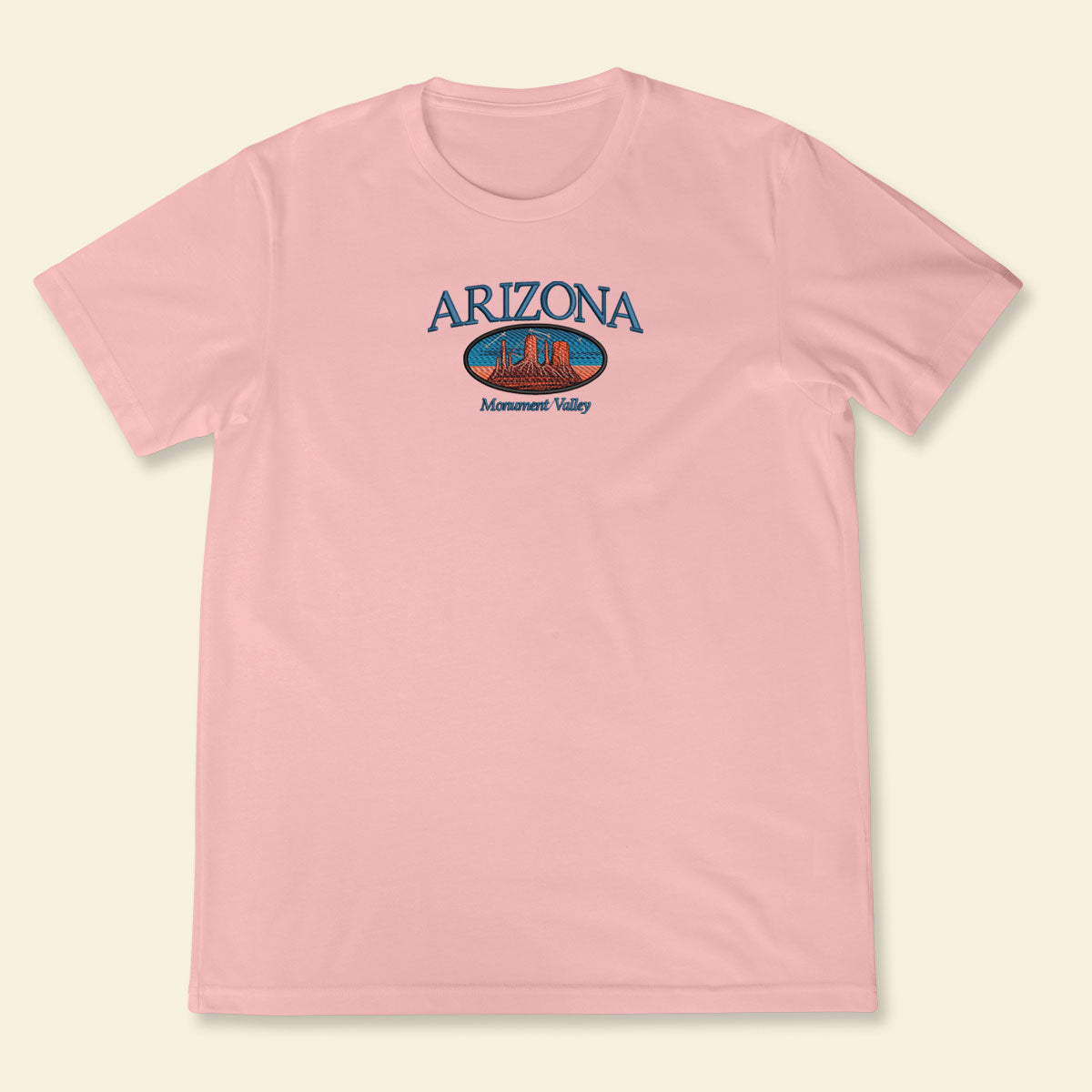 Embroidery Arizona Monument Valley T-shirt 1688695382521.jpg