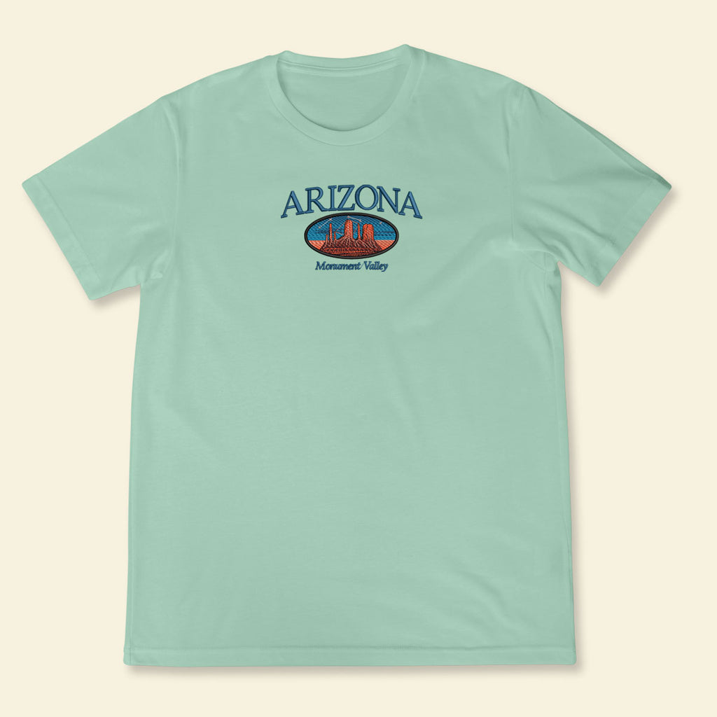 Embroidery Arizona Monument Valley T-shirt 1688695382522.jpg