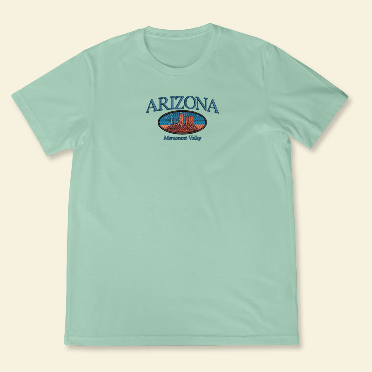 Embroidery Arizona Monument Valley T-shirt 1688695382522.jpg