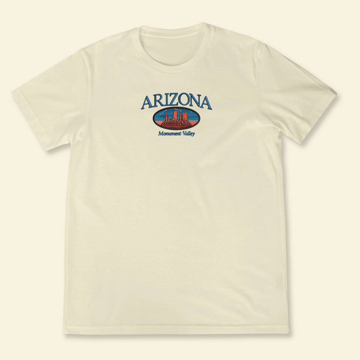 Embroidery Arizona Monument Valley T-shirt 1688695382552.jpg
