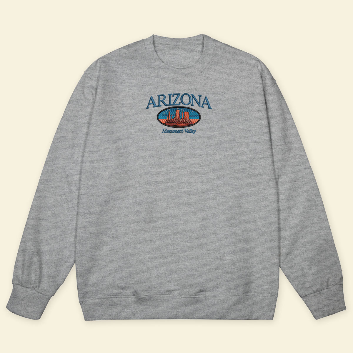 Embroidery Arizona Monument Valley T-shirt 1688695383063.jpg