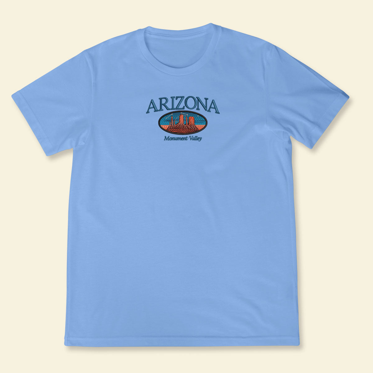 Embroidery Arizona Monument Valley T-shirt 1688695383086.jpg