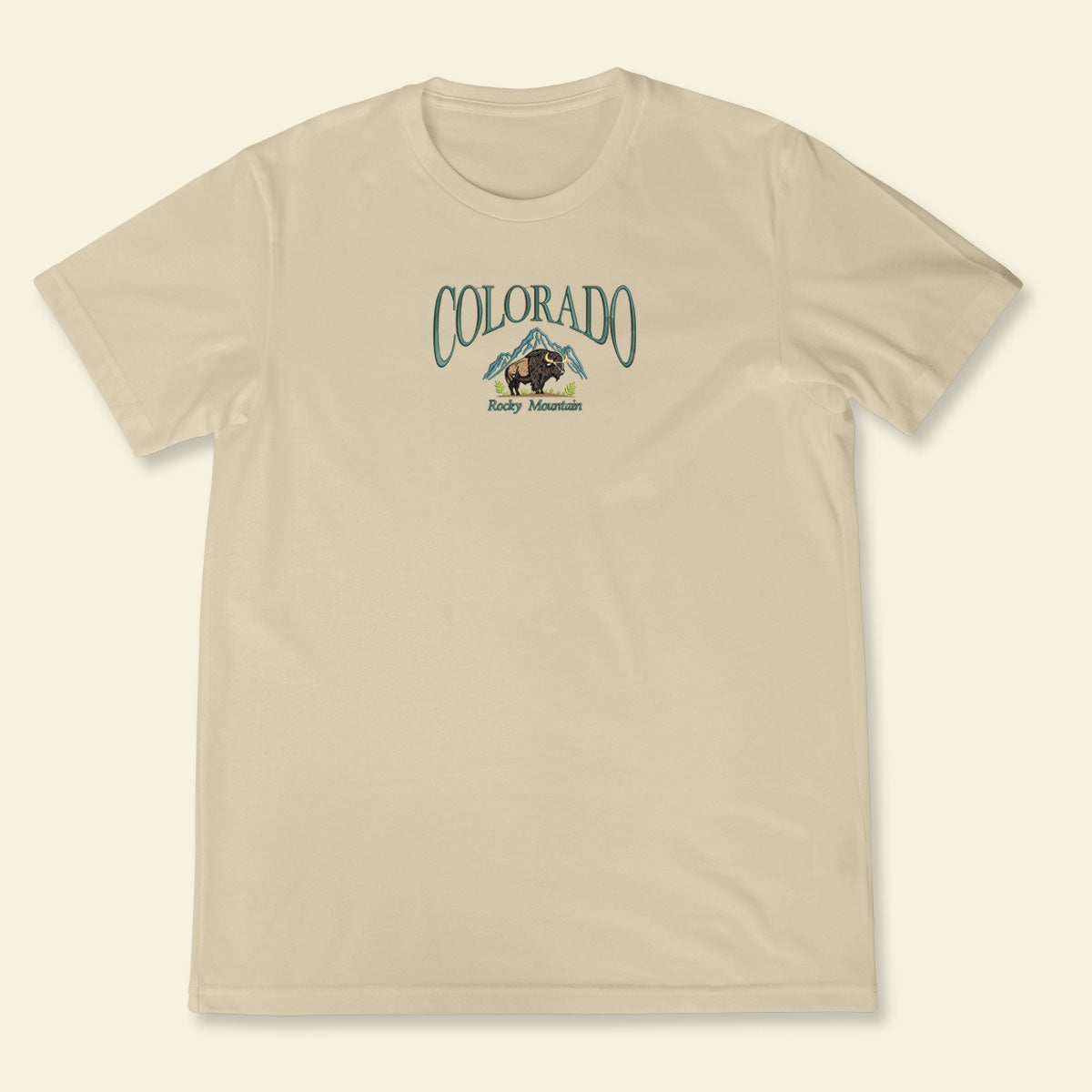 Embroidery Colorado Rocky Mountain National Park T-shirt 1688700598429.jpg
