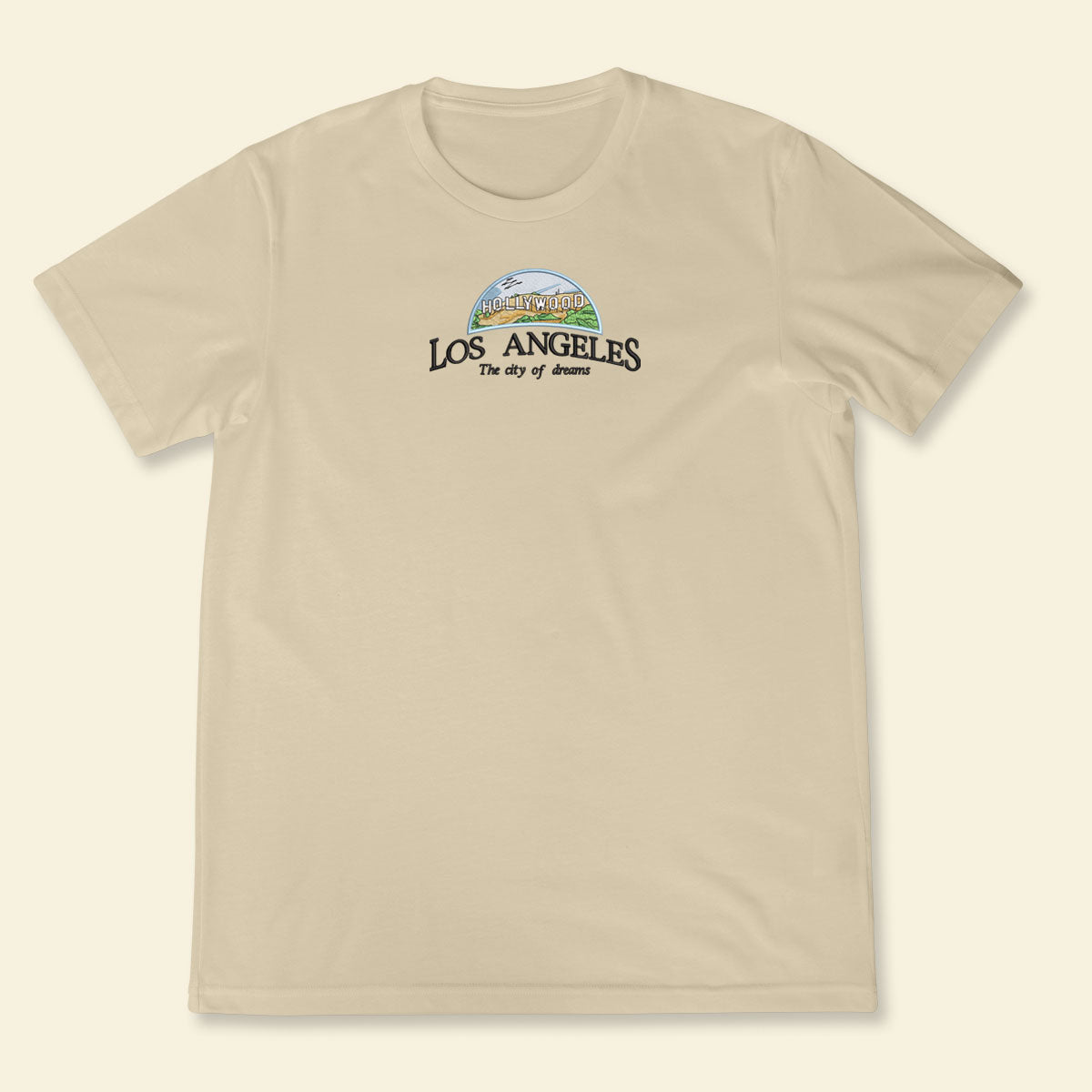 Embroidery Los Angeles Hollywood The City Of Dreams T-shirt 1688701151126.jpg