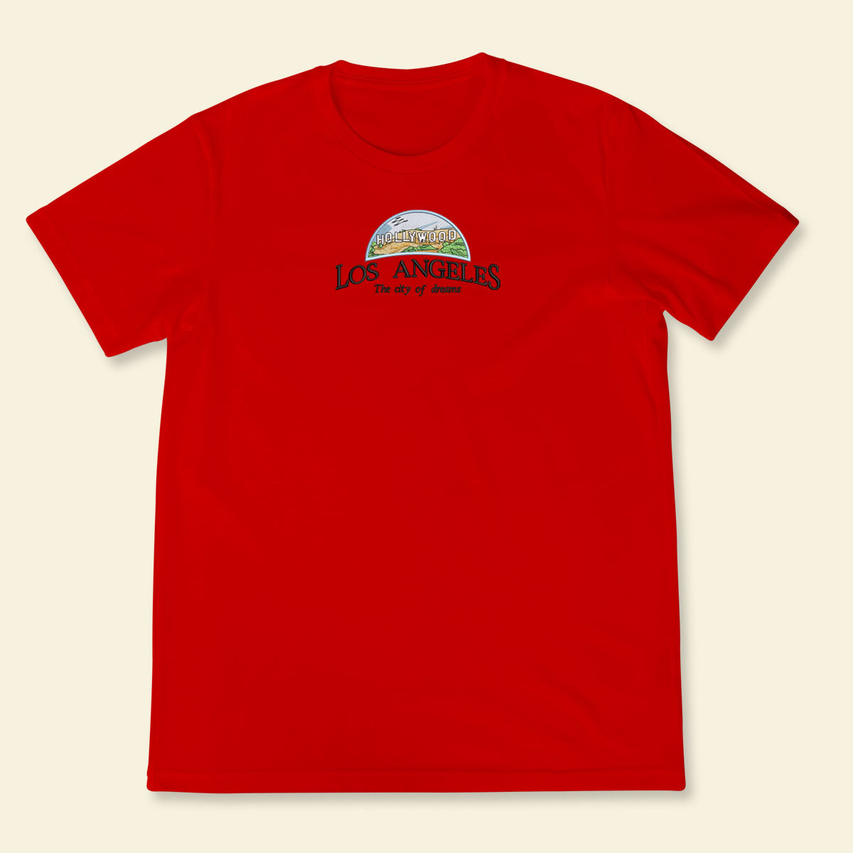 Embroidery Los Angeles Hollywood The City Of Dreams T-shirt 1688701152104.jpg