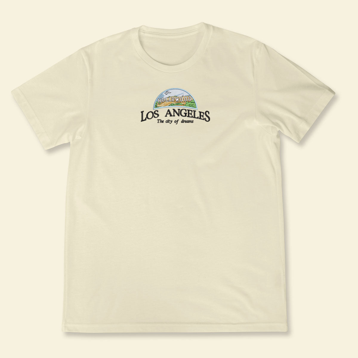 Embroidery Los Angeles Hollywood The City Of Dreams T-shirt 1688701152189.jpg