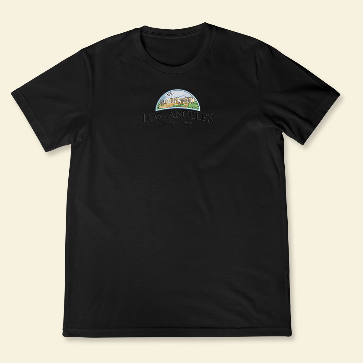 Embroidery Los Angeles Hollywood The City Of Dreams T-shirt 1688701152399.jpg